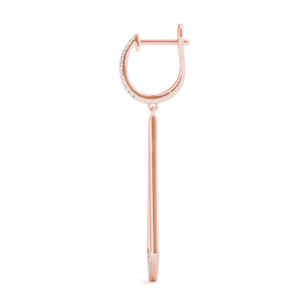 Blessed Drops lab-grown diamond drop earrings, 14k gold