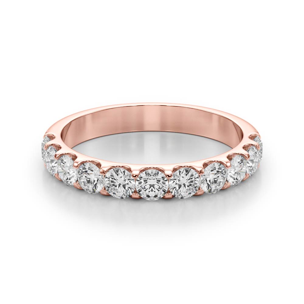 Whisper Light lab-grown diamond band, 14k rose gold#Color_Rose Gold