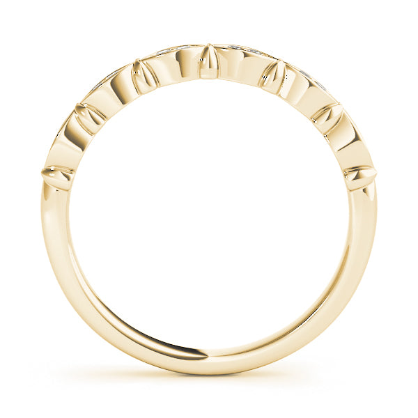 Watchful Grace lab-grown diamond eye band, 14k gold