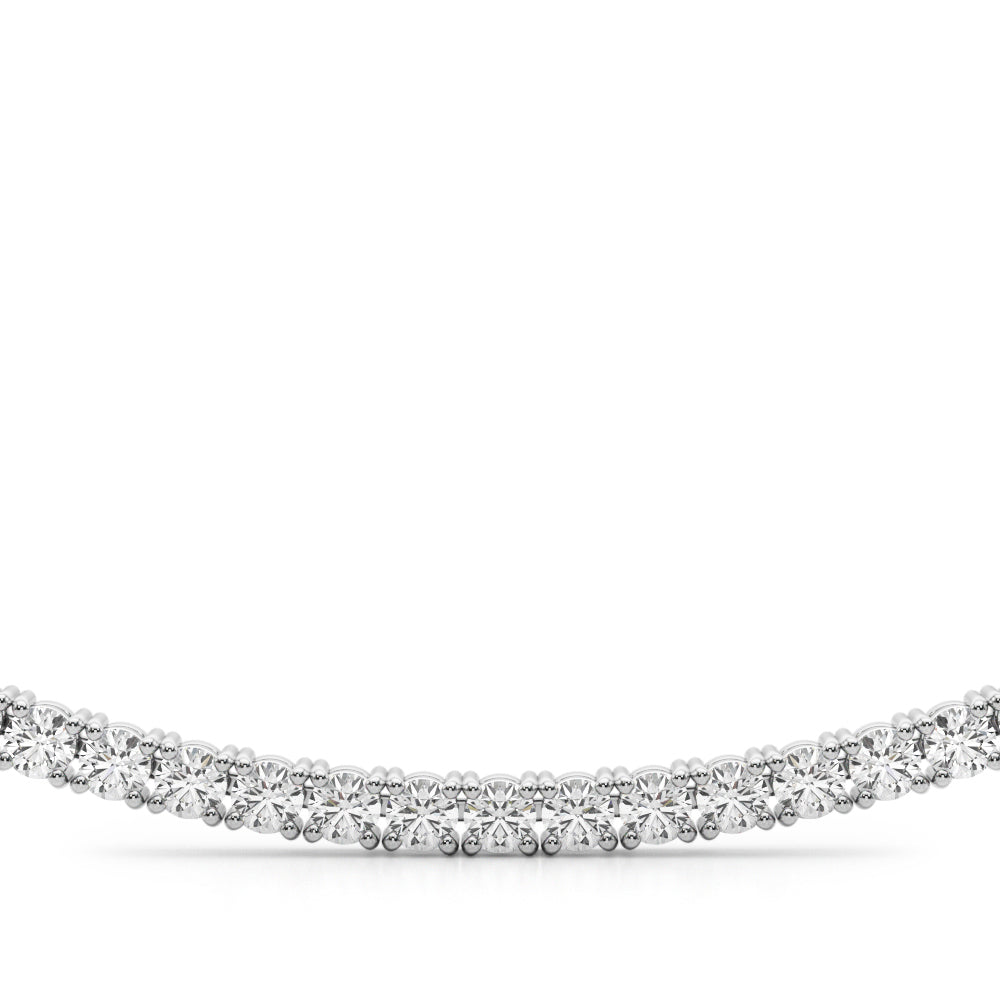Quiet Line lab-grown diamond necklace, 14k white gold#Color_White Gold