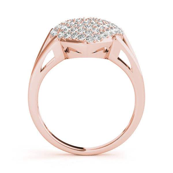 Heart Vow lab-grown diamond heart ring, 14k rose gold#Color_Rose Gold