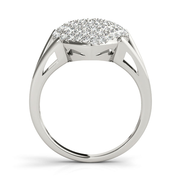 Heart Vow lab-grown diamond heart ring, 14k white gold#Color_White Gold