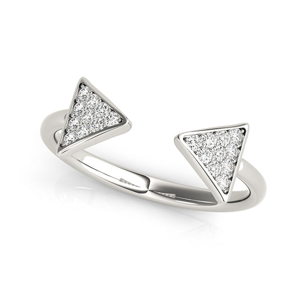 Double Favor lab-grown diamond ring, 14k gold