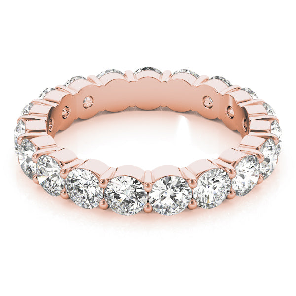 Daylight Circle lab-grown diamond eternity band, 14k gold
