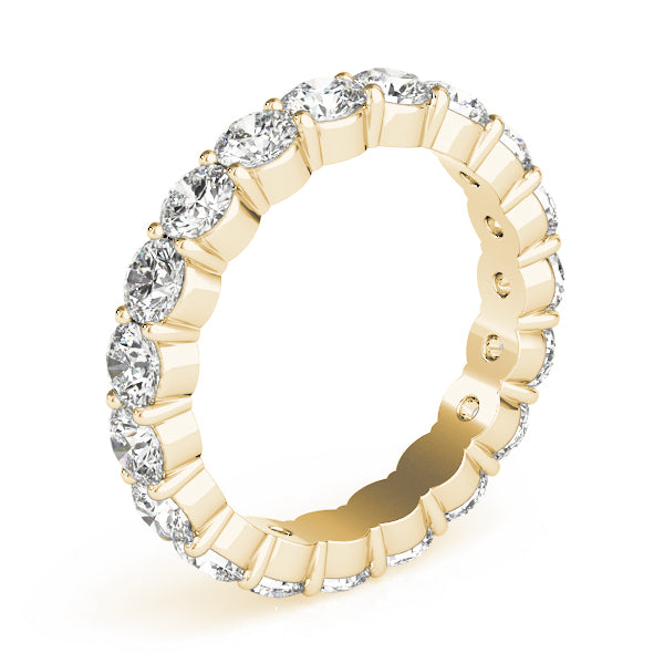 Daylight Circle lab-grown diamond eternity band, 14k gold