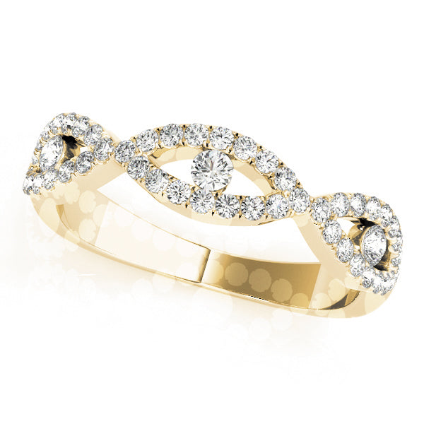 Charmed Eye lab-grown diamond eye ring, 14k yellow gold#Color_Yellow Gold