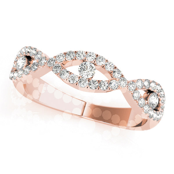 Charmed Eye lab-grown diamond eye ring, 14k rose gold#Color_Rose Gold