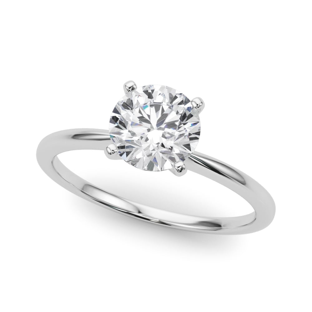 Daylight Solitaire lab-grown diamond solitaire, 14k white gold or platinum#Color_White Gold|Platinum