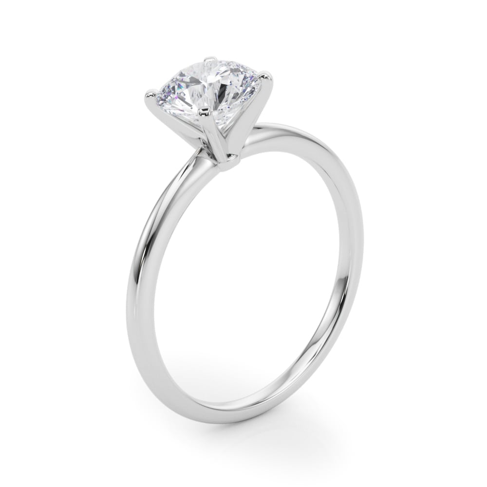 Daylight Solitaire lab-grown diamond solitaire, 14k white gold or platinum#Color_White Gold|Platinum