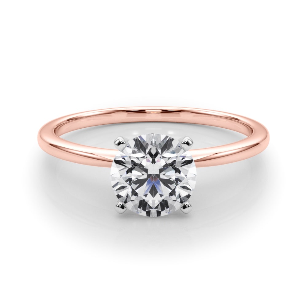 Daylight Solitaire lab-grown diamond solitaire, 14k rose gold#Color_Rose Gold