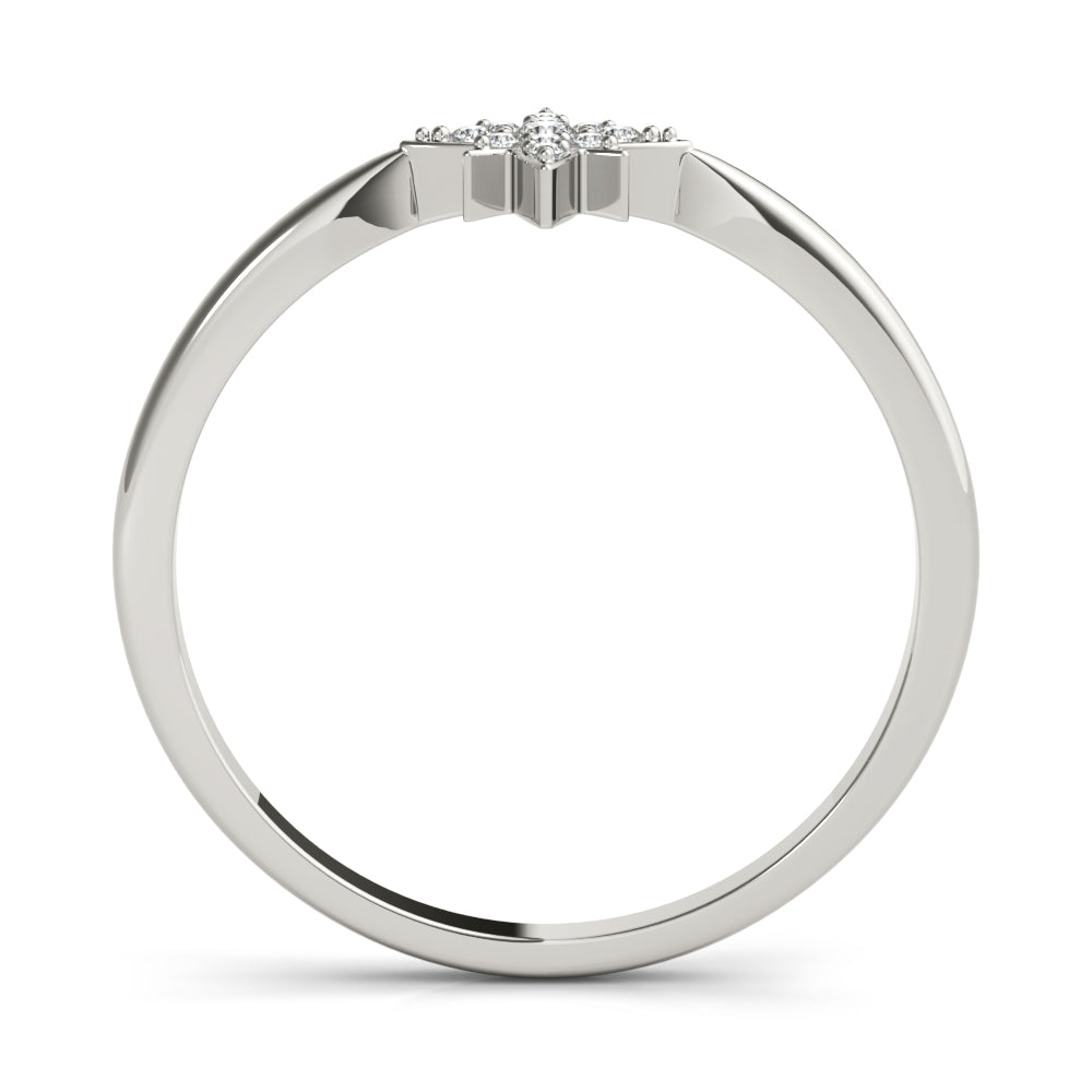 Star Flare lab-grown diamond ring, 14k gold