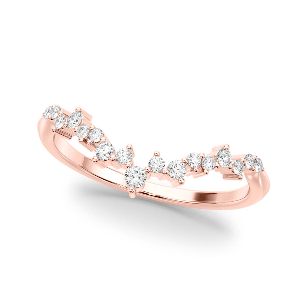 Branch Flourish lab-grown diamond band, 14k gold