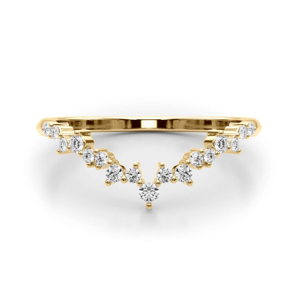 Branch Flourish lab-grown diamond band, 14k gold