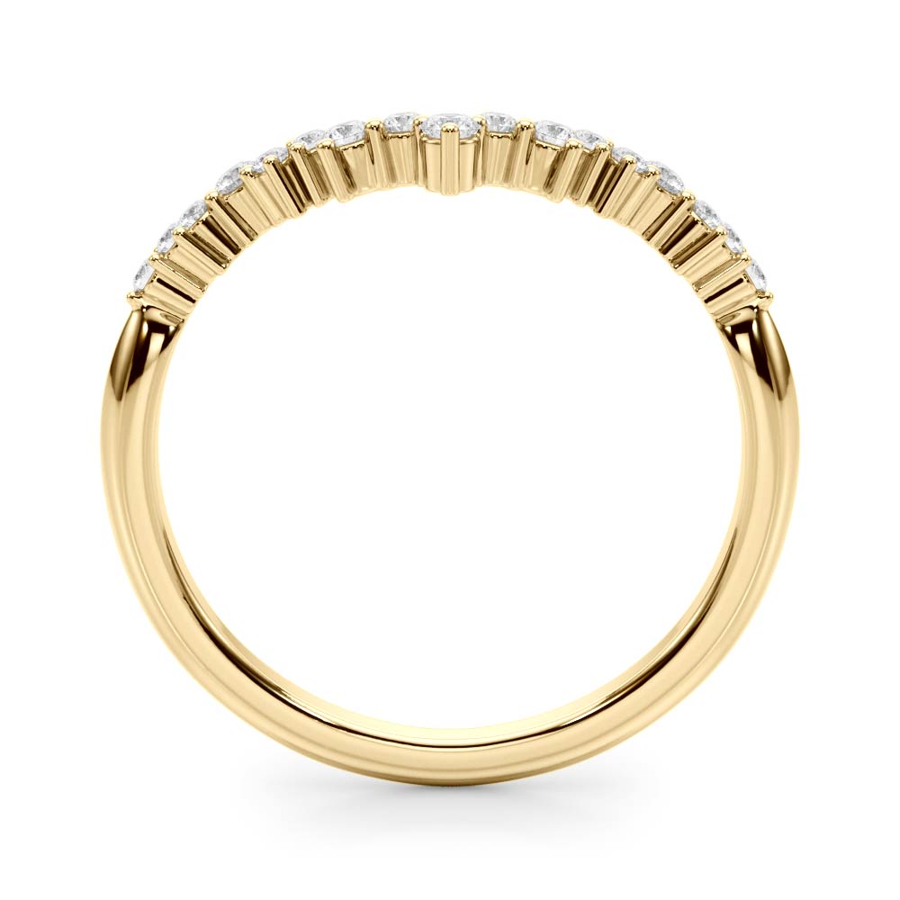Branch Flourish lab-grown diamond band, 14k gold