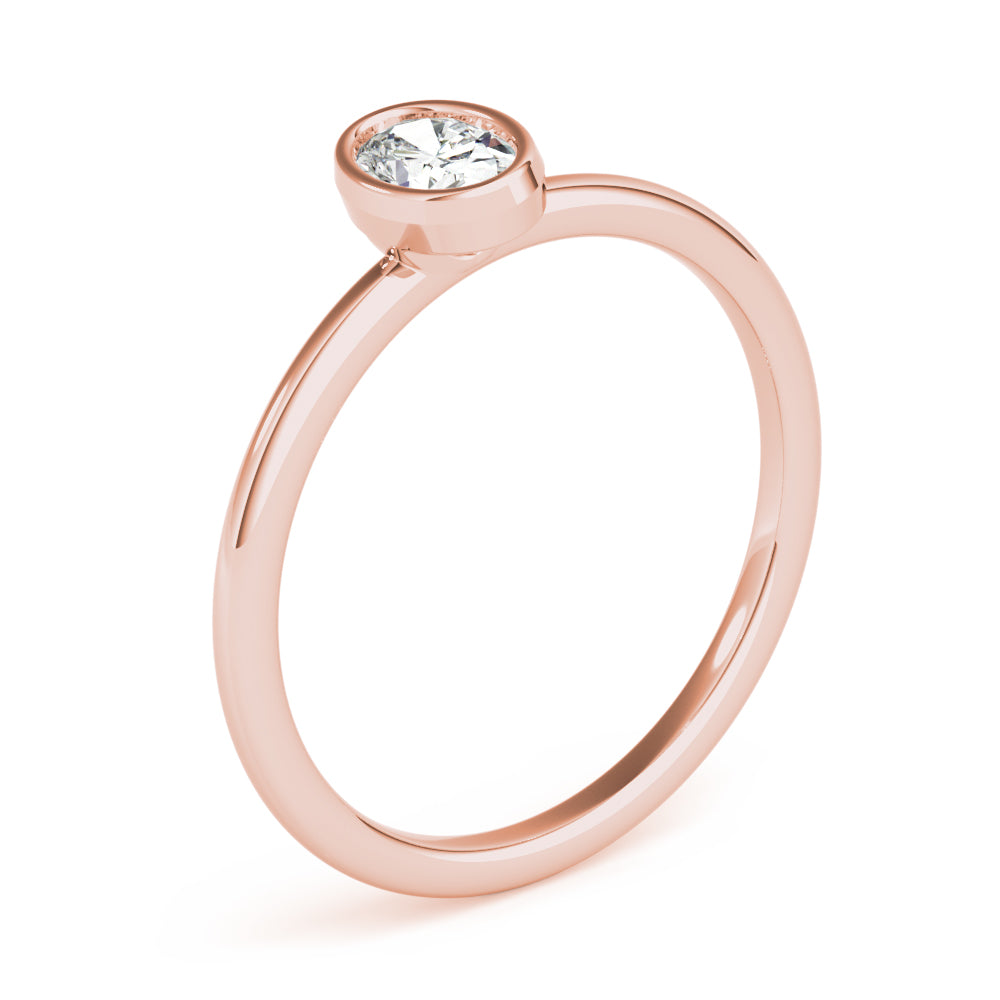 Oval Promise lab-grown diamond ring, 14k gold