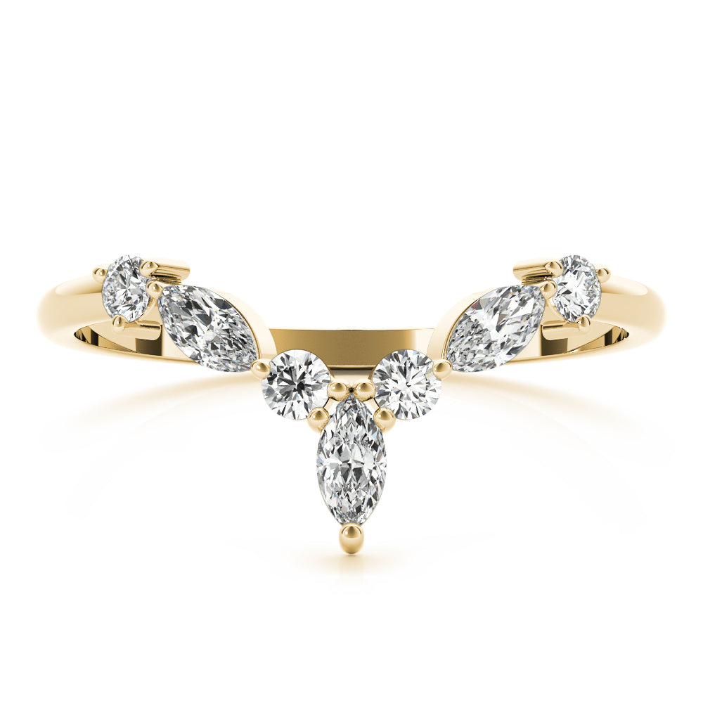 Marquise Bloom lab-grown diamond ring, 14k yellow gold#Color_Yellow Gold