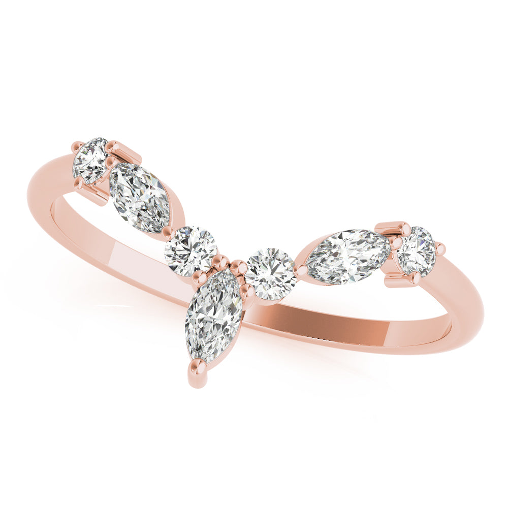 Marquise Bloom lab-grown diamond ring, 14k rose gold#Color_Rose Gold
