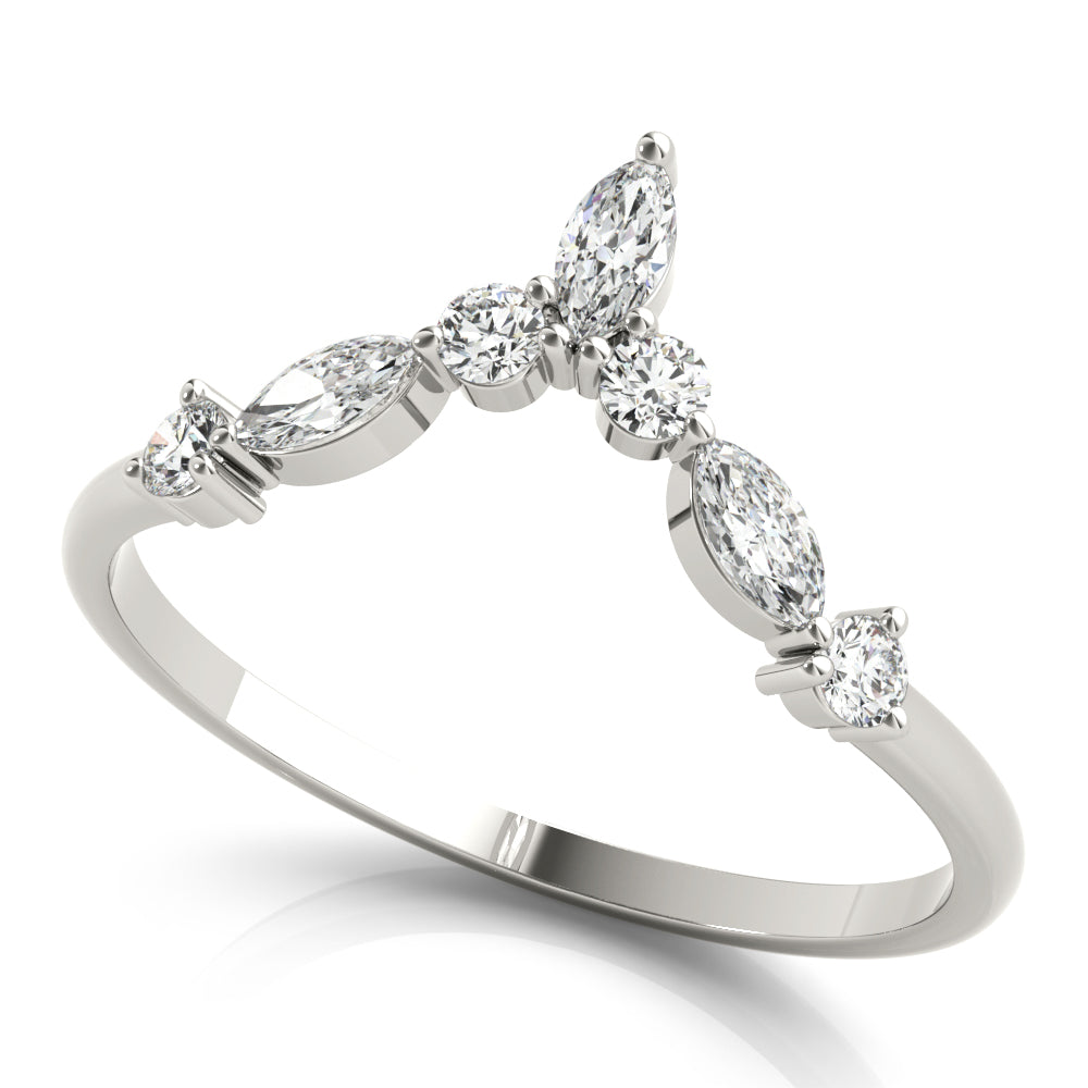 Marquise Bloom lab-grown diamond ring, 14k white gold#Color_White Gold