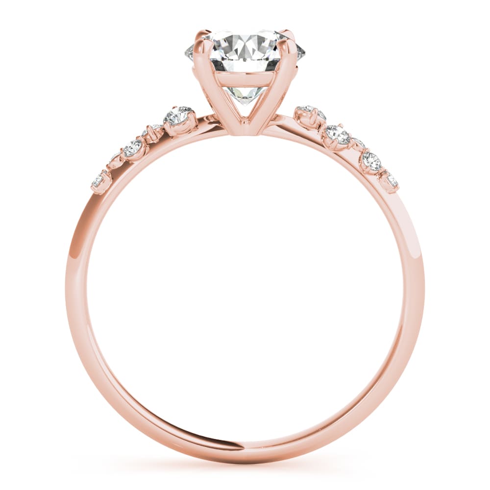 Favored Bloom lab-grown diamond engagement ring, 14k rose gold#Color_Rose Gold