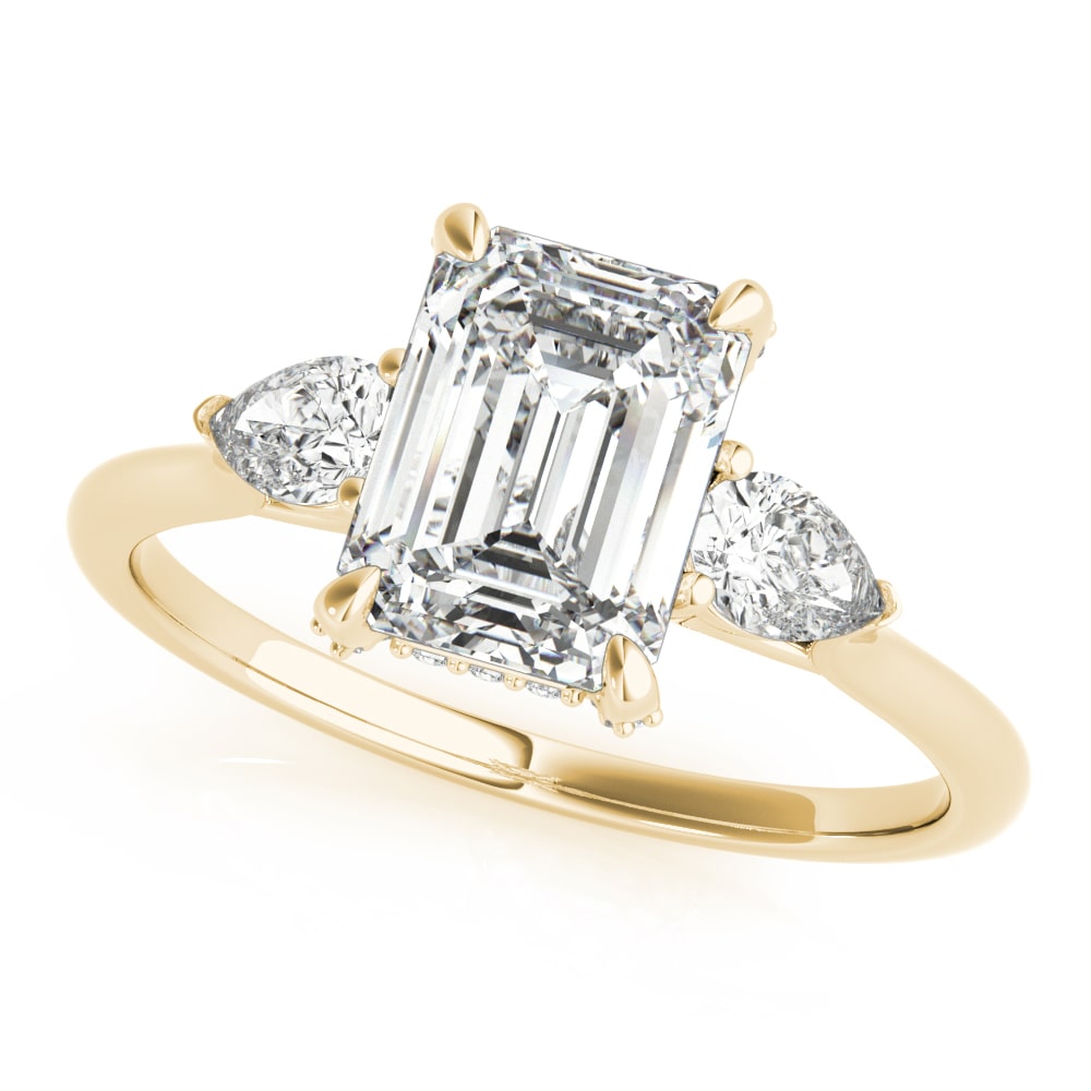 Given Grace lab-grown diamond engagement ring, 14k yellow gold#Color_Yellow Gold