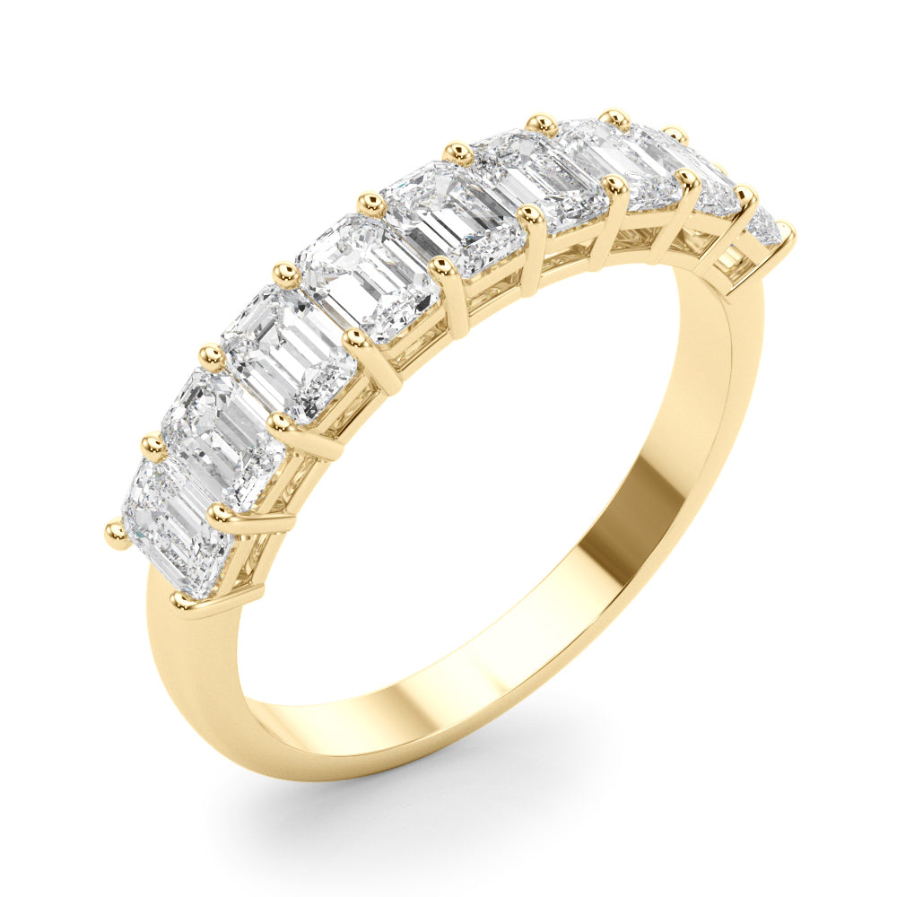 Dawn Chorus lab-grown diamond band, 14k gold
