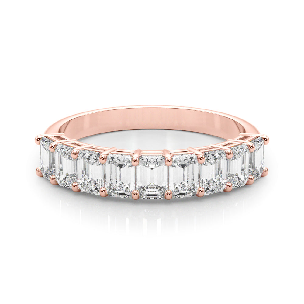 Dawn Chorus lab-grown diamond band, 14k gold