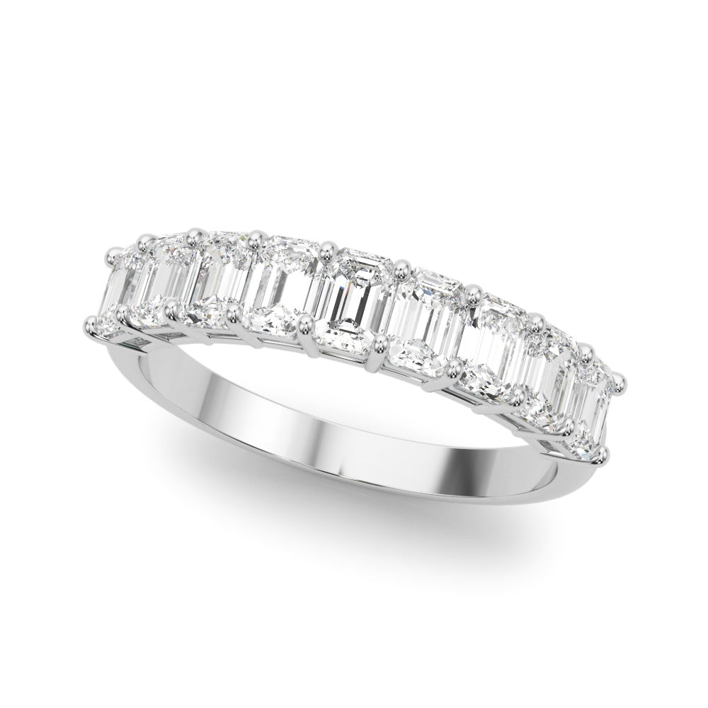 Dawn Chorus lab-grown diamond band, 14k gold