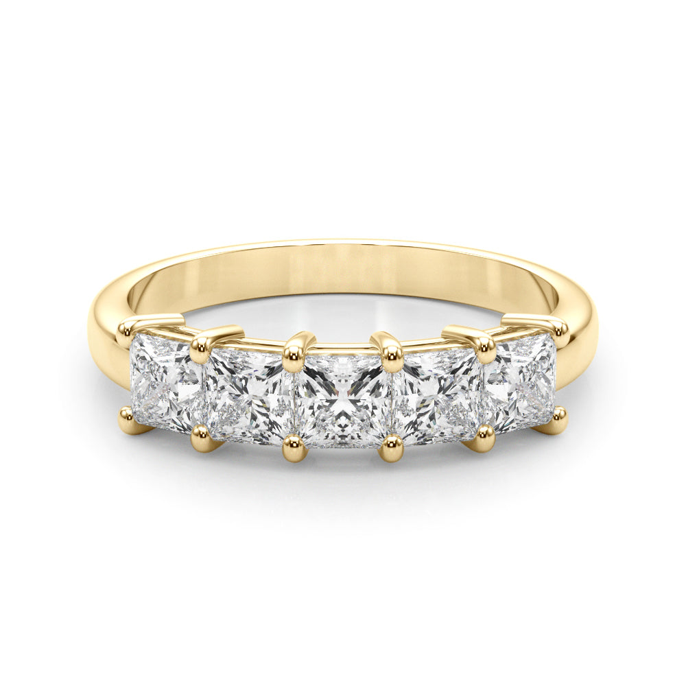 Five Lanterns lab-grown diamond five-stone ring, 14k yellow gold#Color_Yellow Gold