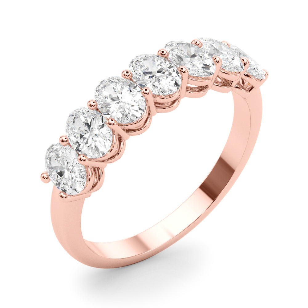 Quiet Circle lab-grown diamond band, 14k gold