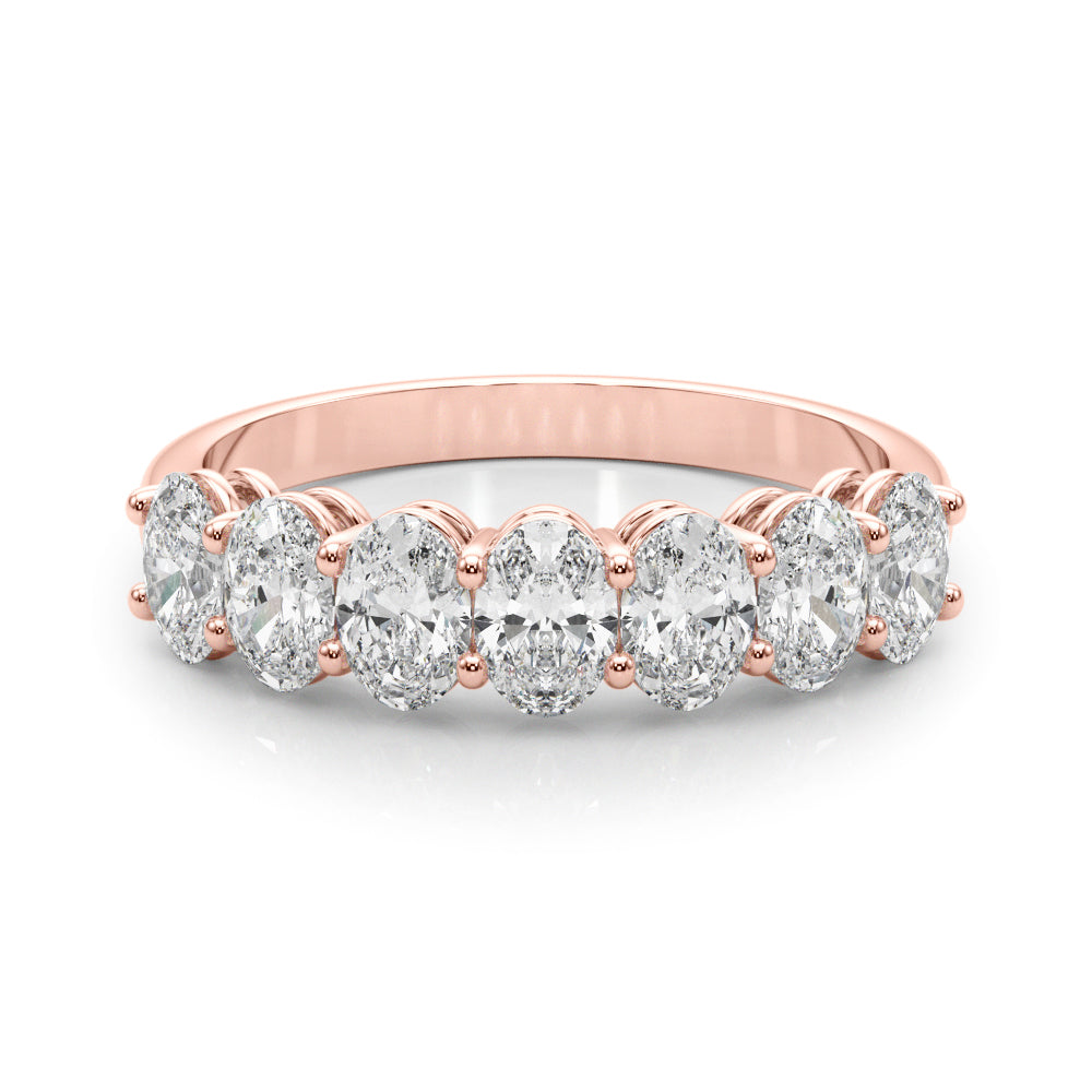 Quiet Circle lab-grown diamond band, 14k gold