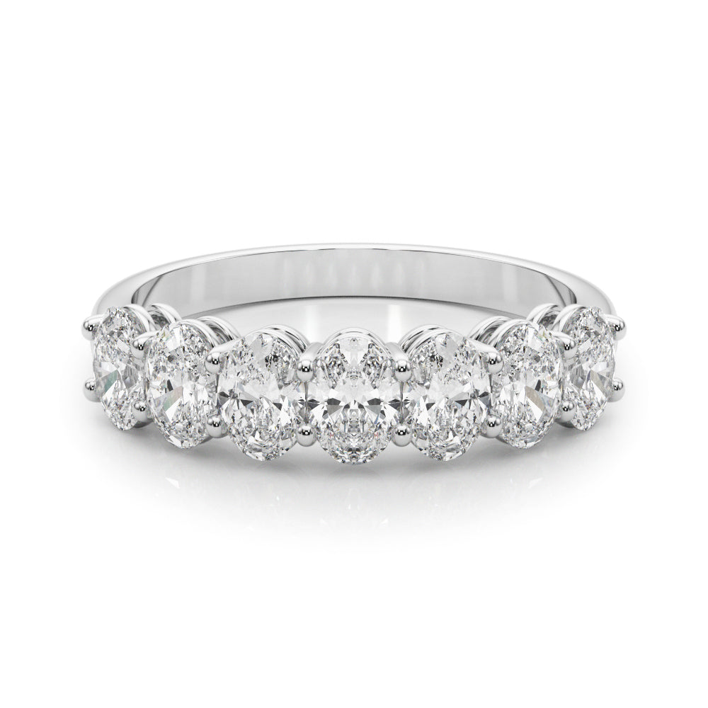 Quiet Circle lab-grown diamond band, 14k gold