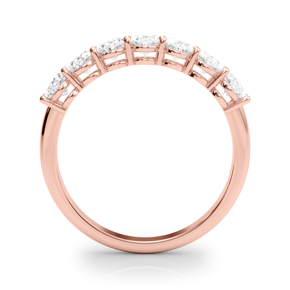 Quiet Circle lab-grown diamond band, 14k gold