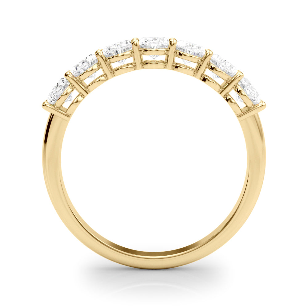 Quiet Circle lab-grown diamond band, 14k gold