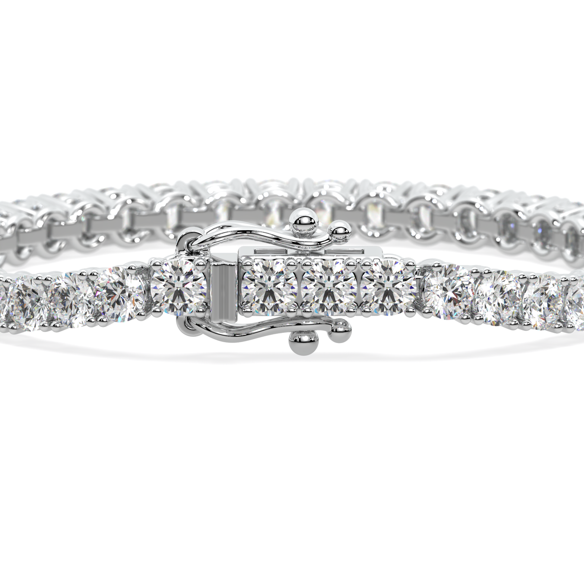Dawn Line lab-grown diamond tennis bracelet, 14k gold, 1.01 to 5.5 ct