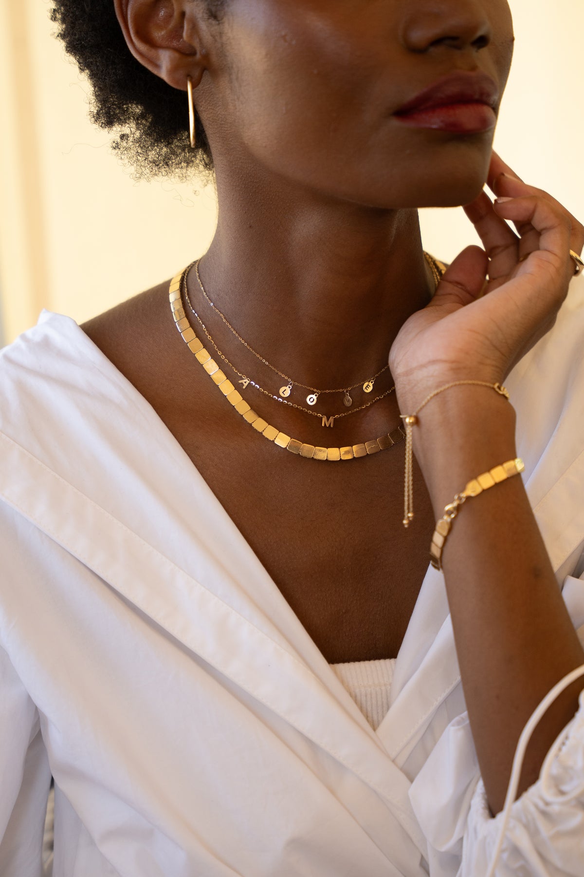Covenant Chain 14k gold link necklace