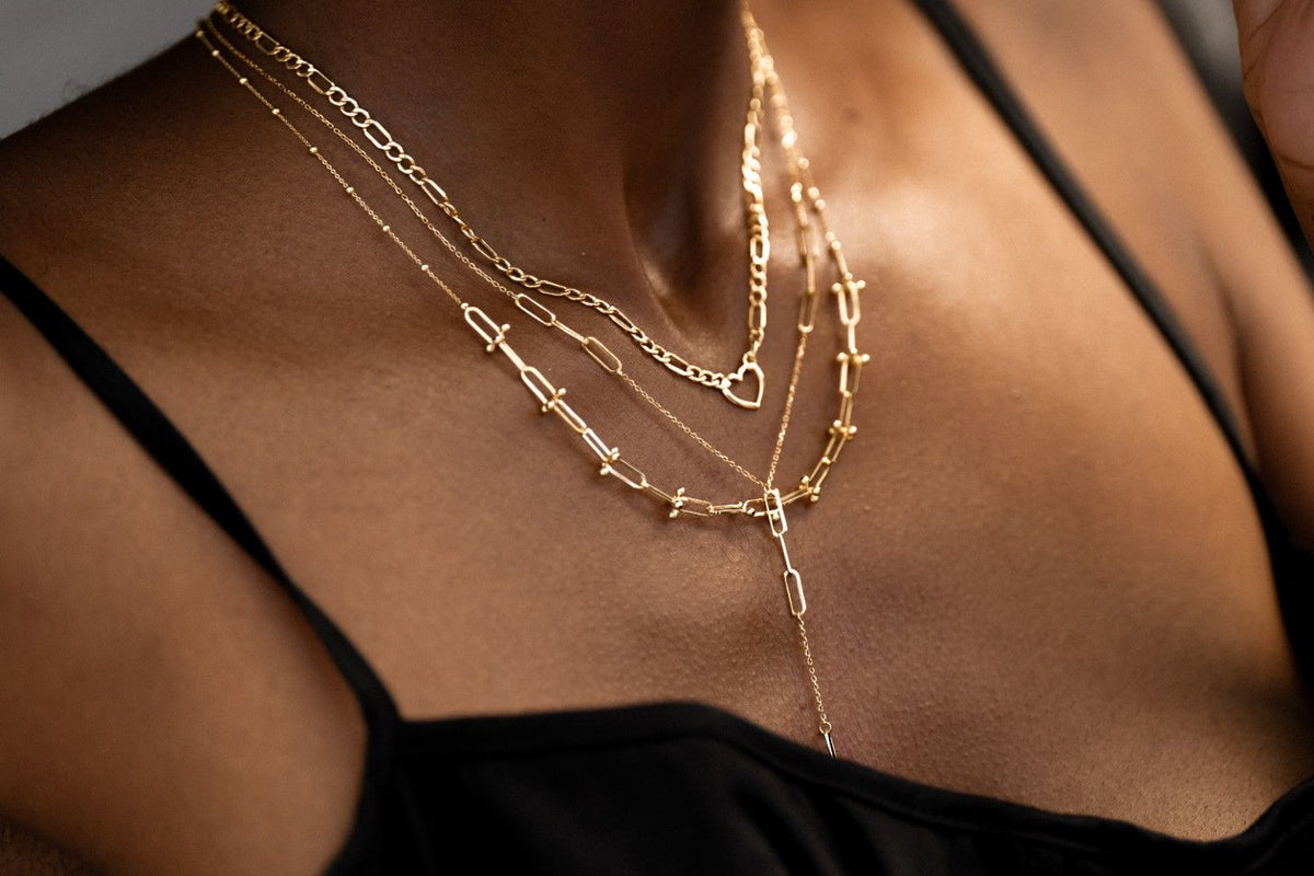 Heartbeat Promise 14k gold heartbeat necklace