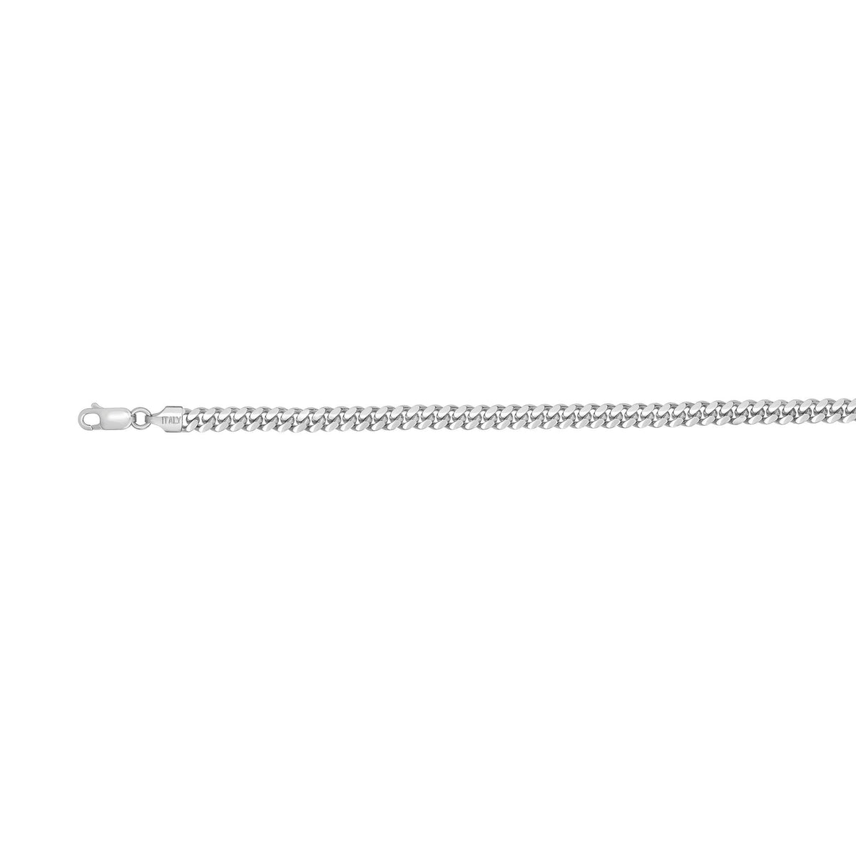 Ledger Cuban sterling silver miami cuban chain, sterling silver, 4.9mm #Color_Sterling Silver