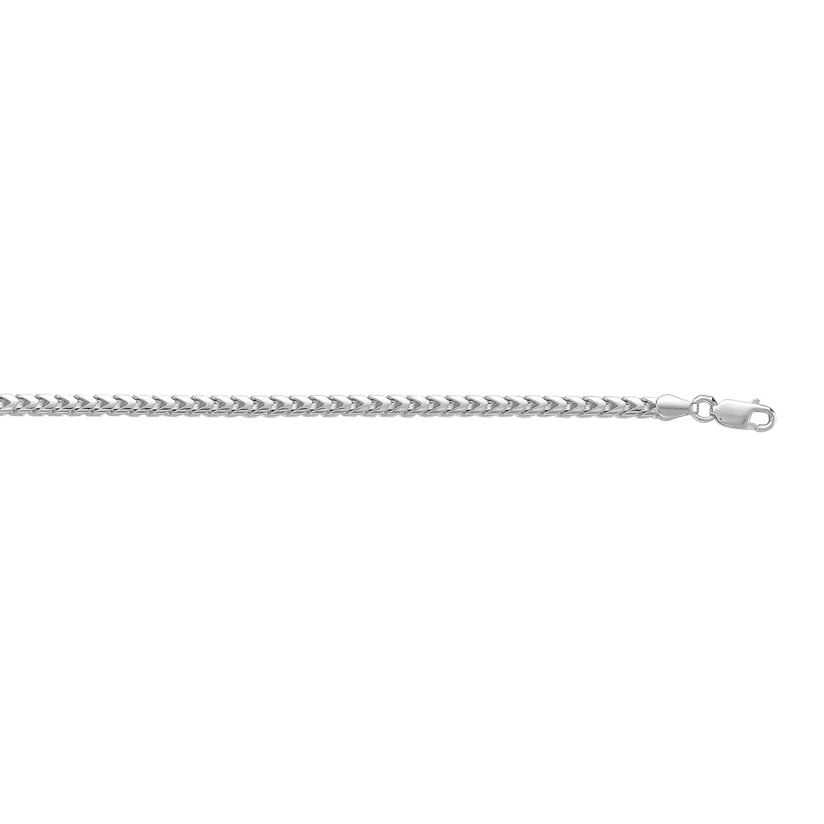 Forty-Seven sterling silver franco chain, sterling silver, 3.15mm #Color_Sterling Silver