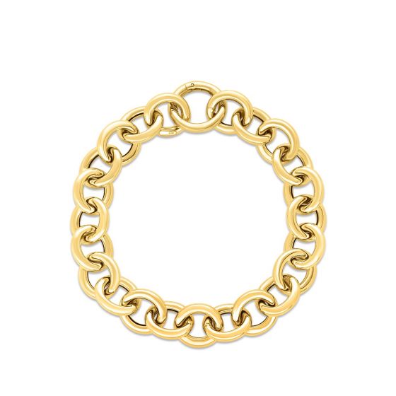 Linked Vow 14k gold link bracelet