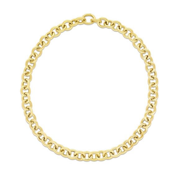 Vow Chain 14k gold link necklace