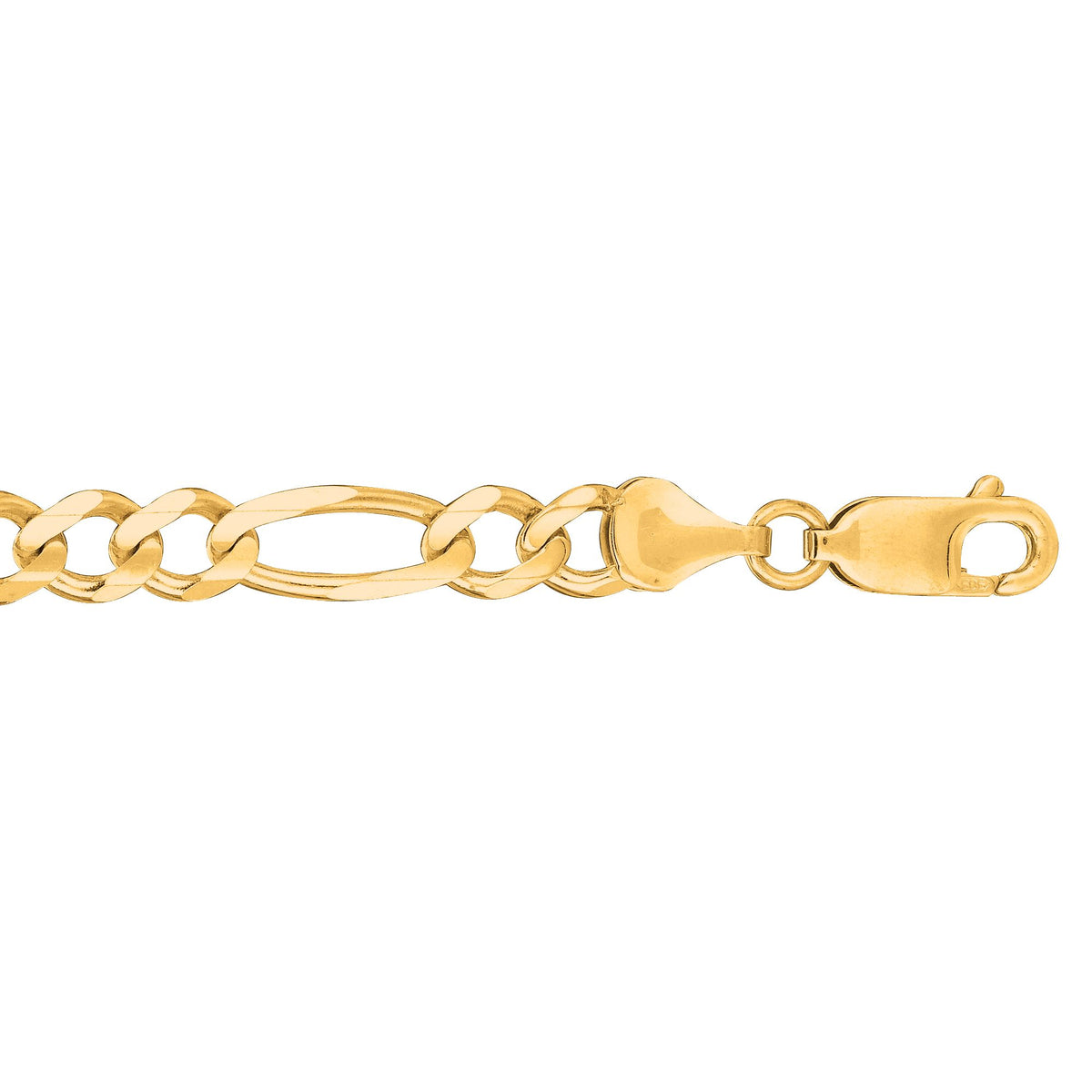 Loupe Figaro 14k gold figaro chain, 14k yellow gold, 6mm #Color_Yellow Gold
