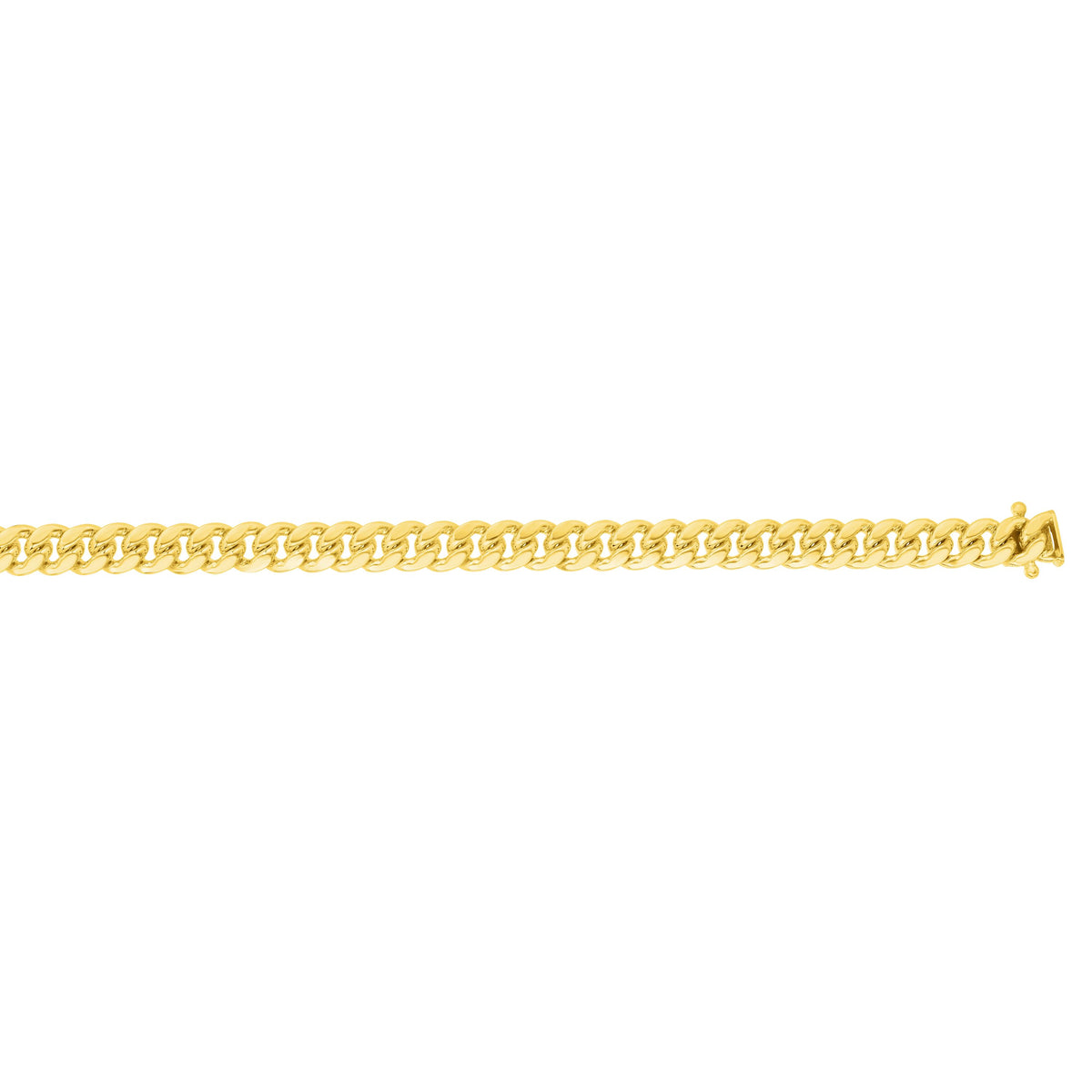 Ledger Cuban 14k gold miami cuban chain, 14k yellow gold, 3.9mm #Color_Yellow Gold