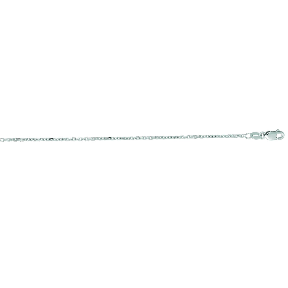Promise Cable 14k gold cable chain, 14k white gold, 1.5mm #Color_White Gold