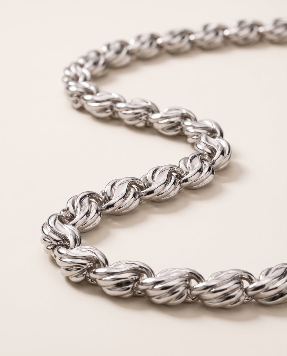 A Miami Cuban link chain in 14k gold, made link by link on 47th Street