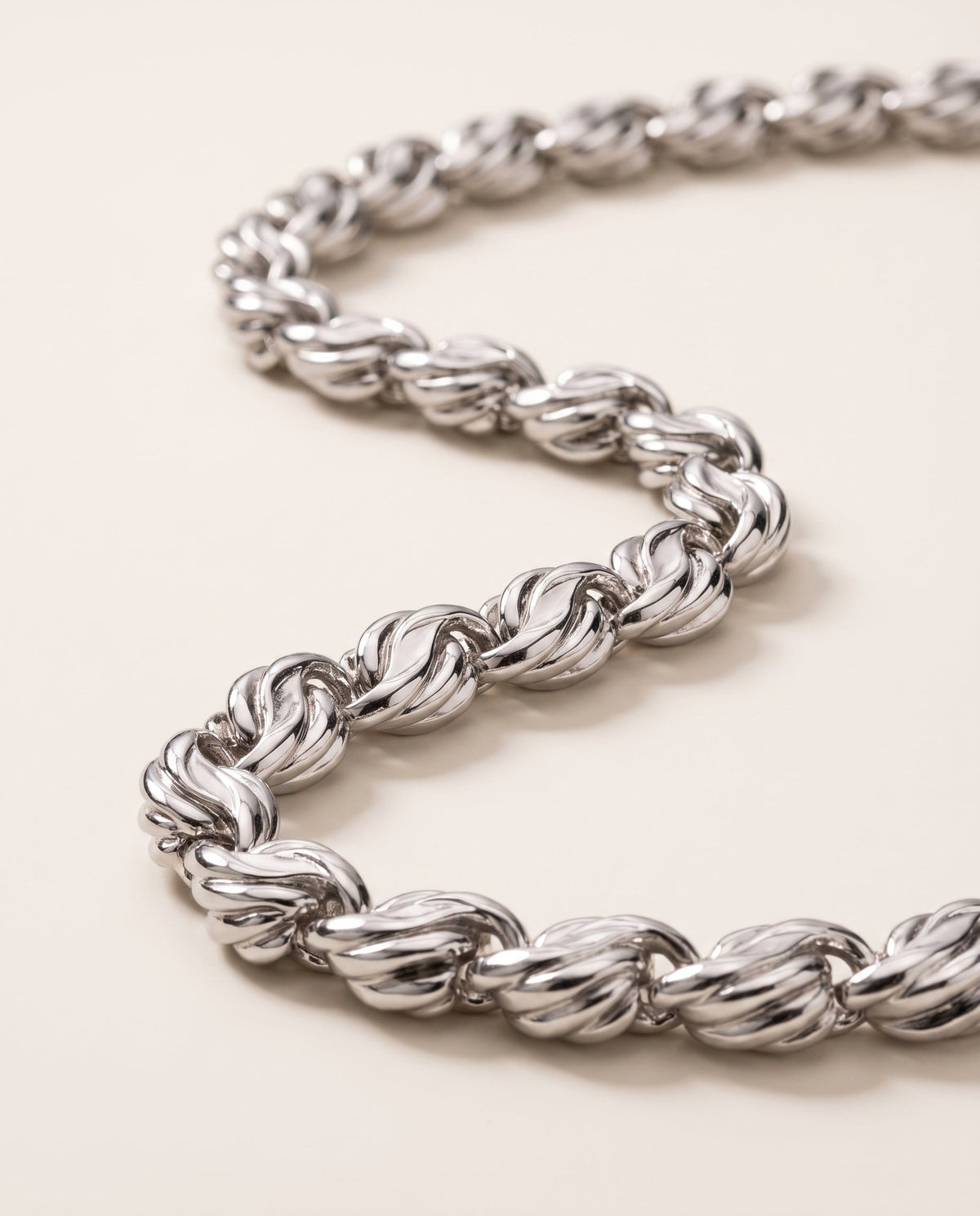 A Miami Cuban link chain in 14k gold, made link by link on 47th Street
