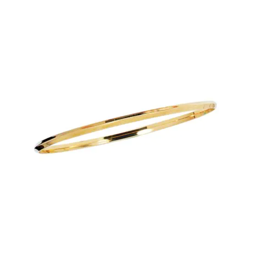 Quiet Edge 14k gold knife-edge bangle