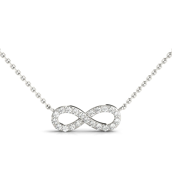 Woven Circle lab-grown diamond pendant, 14k gold