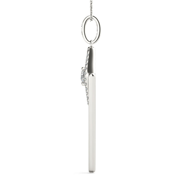 Grace Note lab-grown diamond pendant, 14k gold