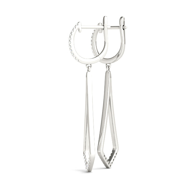 Blessed Drops lab-grown diamond drop earrings, 14k gold