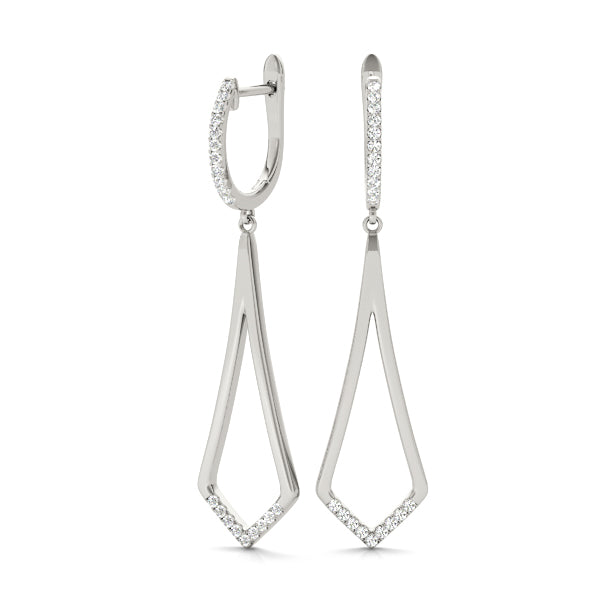 Blessed Drops lab-grown diamond drop earrings, 14k gold